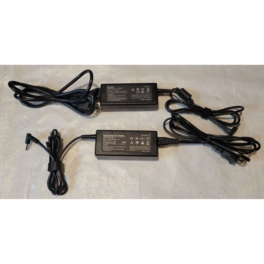 Two AC Adapters For HP Elitebook 850-G3 840-G3 820-G3 45W
